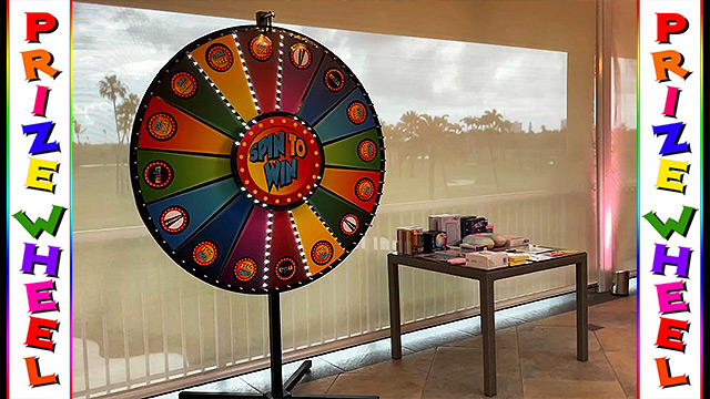60" led prize wheel